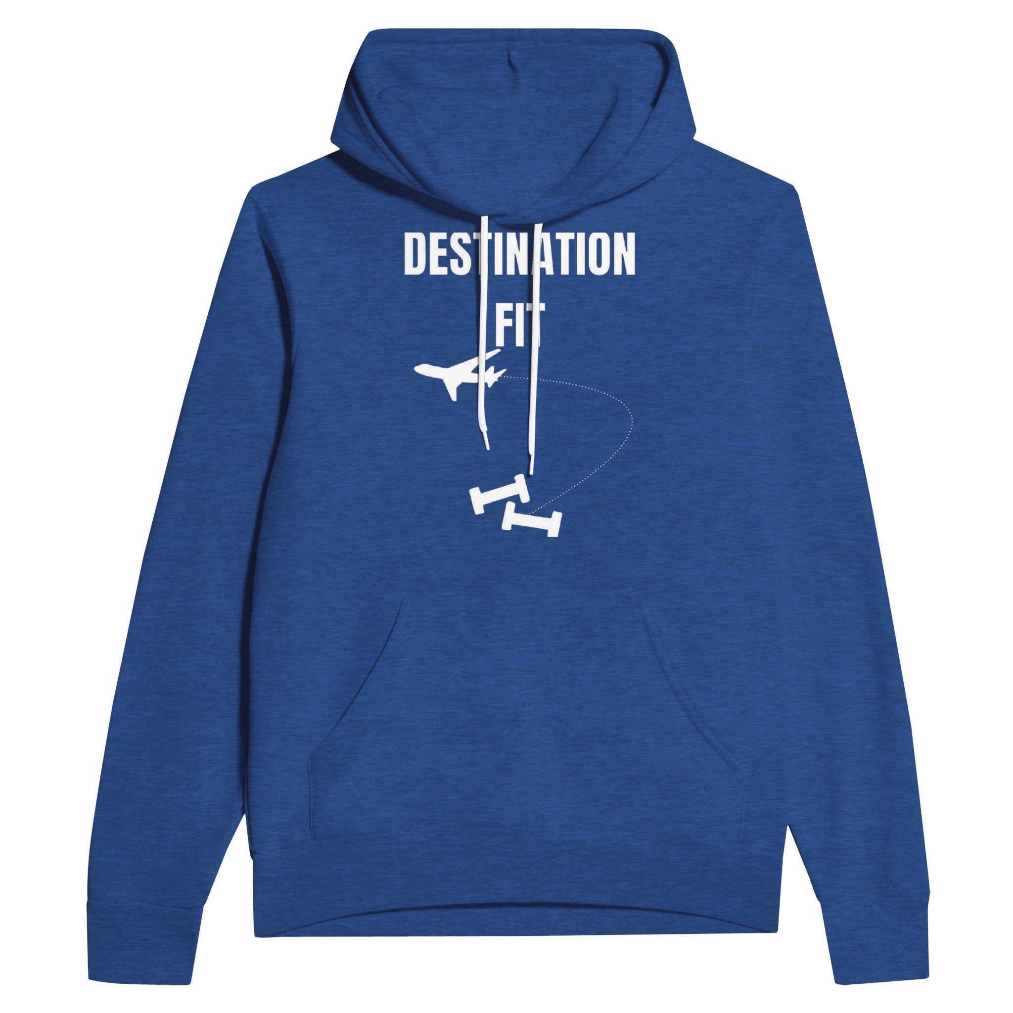 Destination Fit travel hoodie — layover-ready capsule-wardrobe apparel designed by pilots | Dumbbells & Hotels