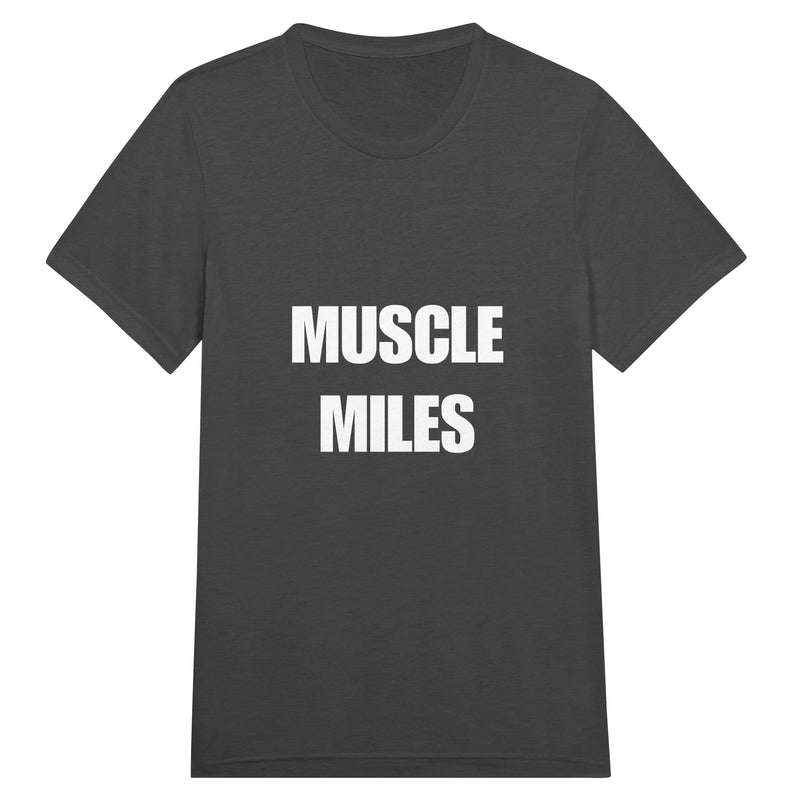 Muscle Miles tee on-model, front angle