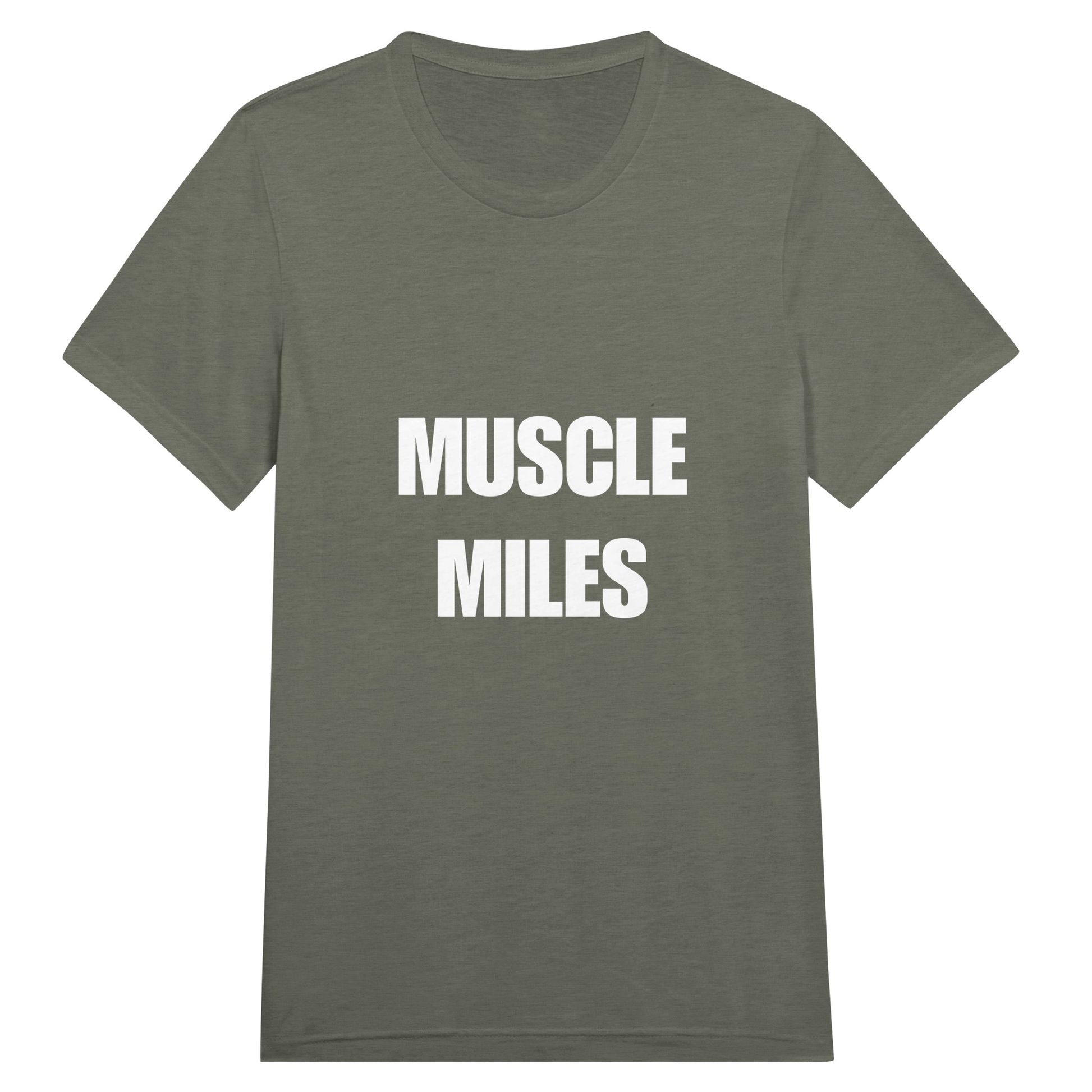 Muscle Miles tee lifestyle shot, airport lounge