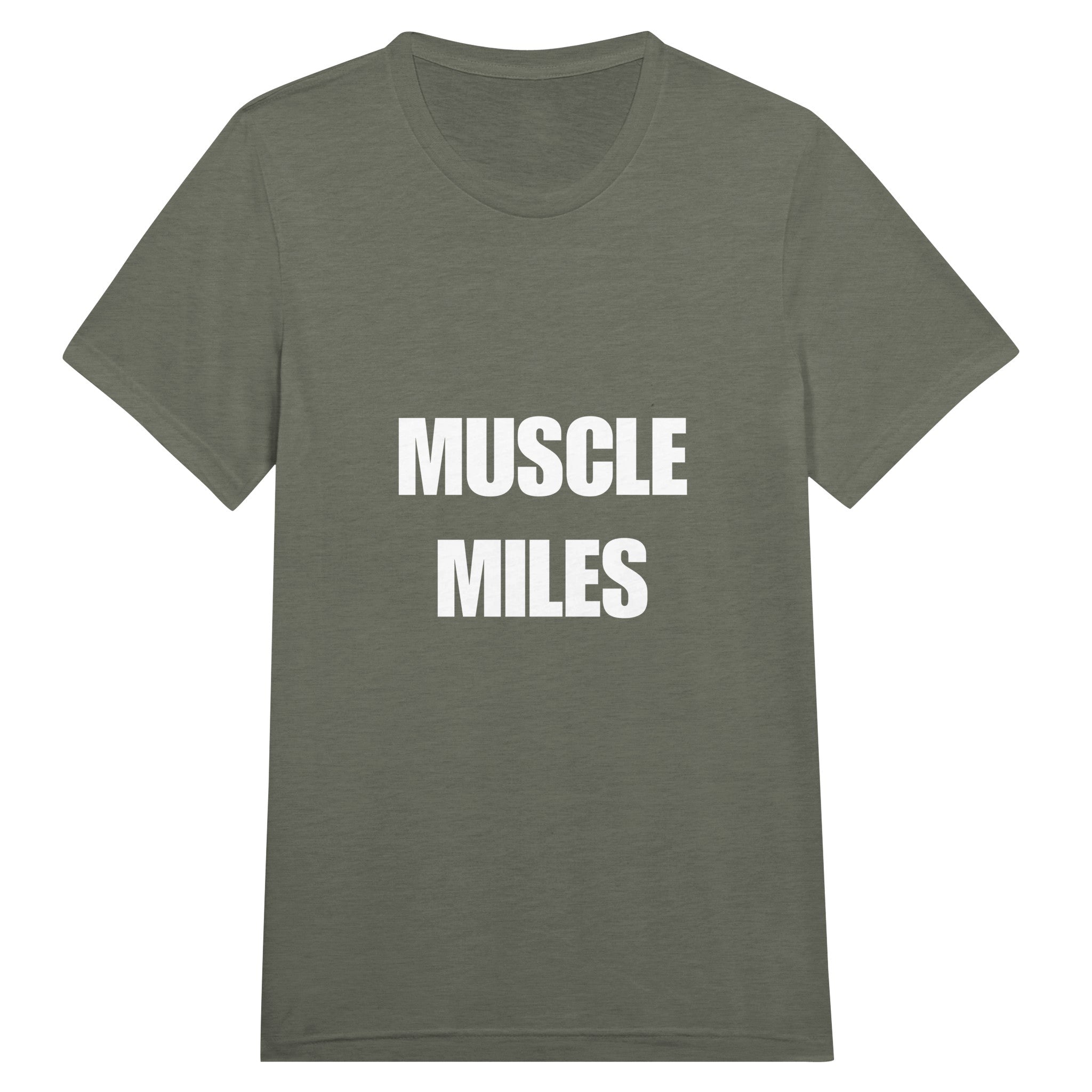 Muscle Miles tee lifestyle shot, airport lounge