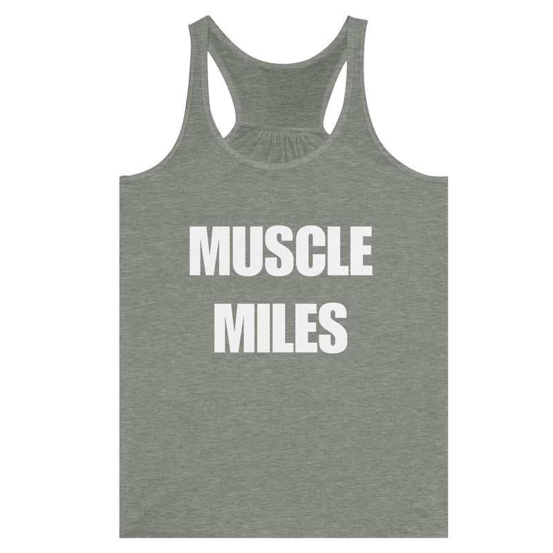 Muscle Miles racerback tank front view