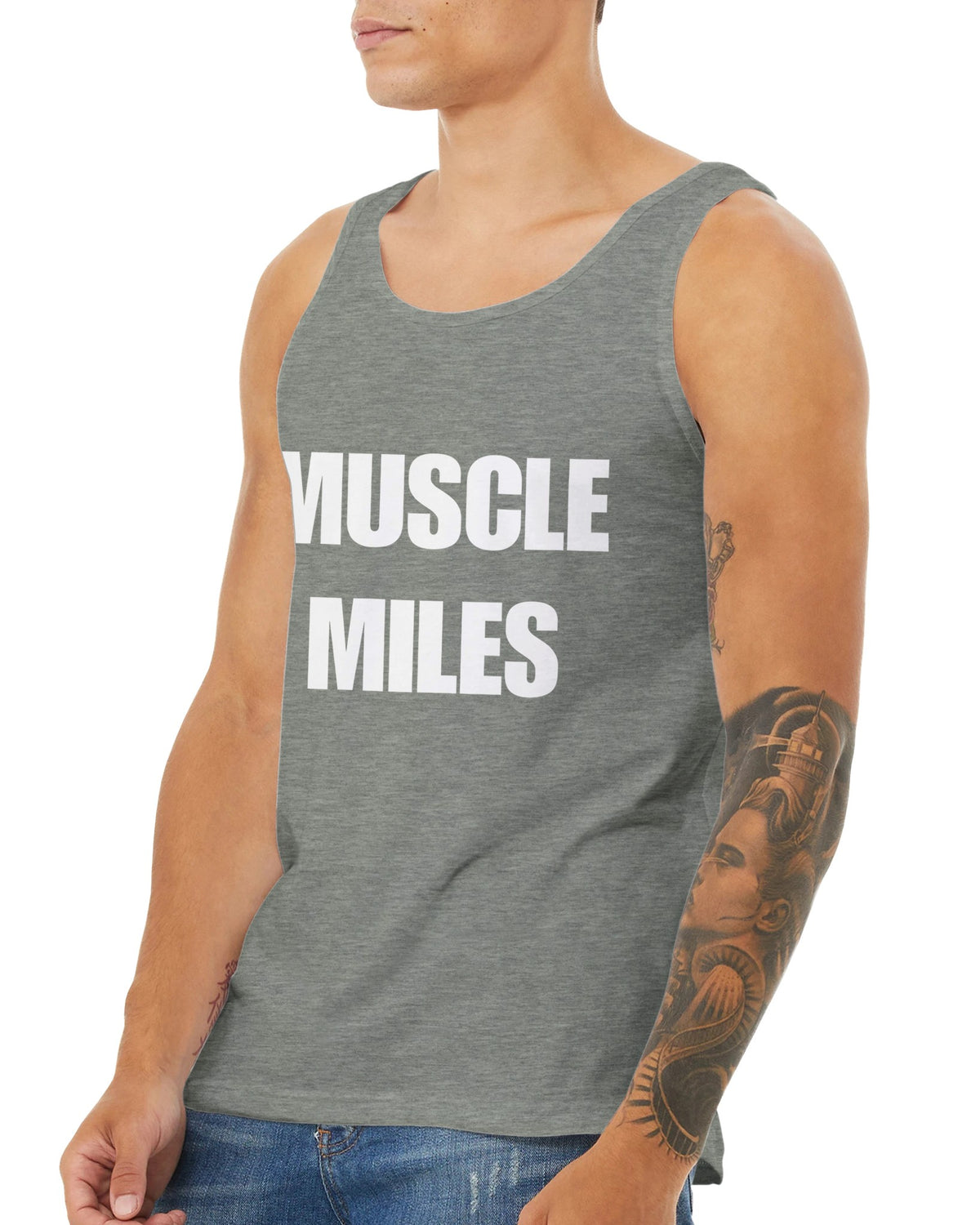 Muscle Miles tank top additional angle