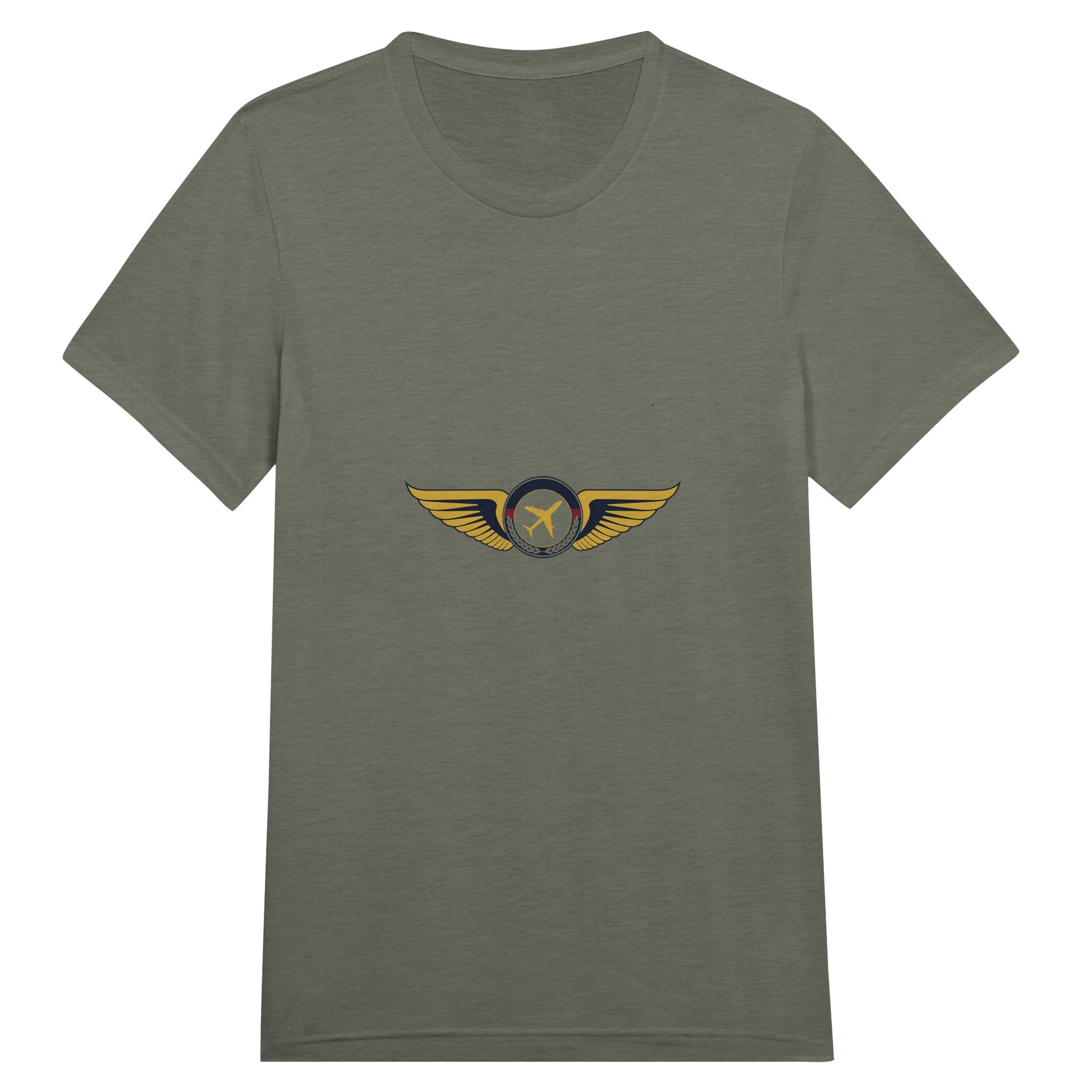 Aviator Wings flight-tested travel tee, flat lay 14 — Dumbbells & Hotels