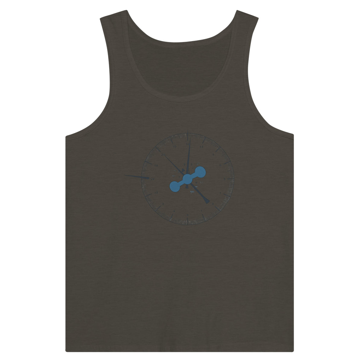 Clock In. Check In. Show Up. Tank | Dumbbells & Hotels - Clock In. Check In. Show Up. design, tank product photo