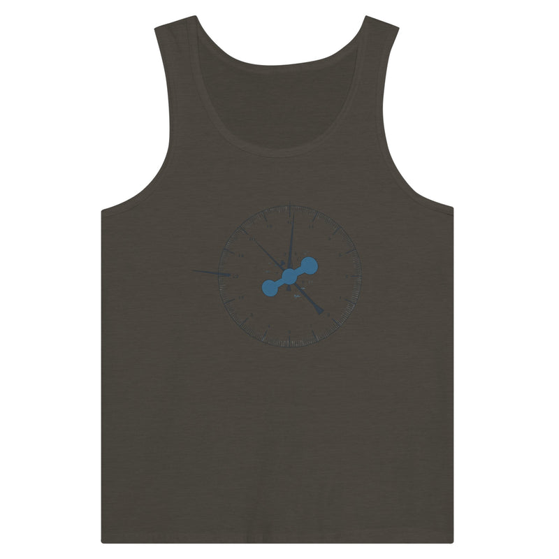 Clock In. Check In. Show Up. Tank | Dumbbells & Hotels - Clock In. Check In. Show Up. design, tank product photo