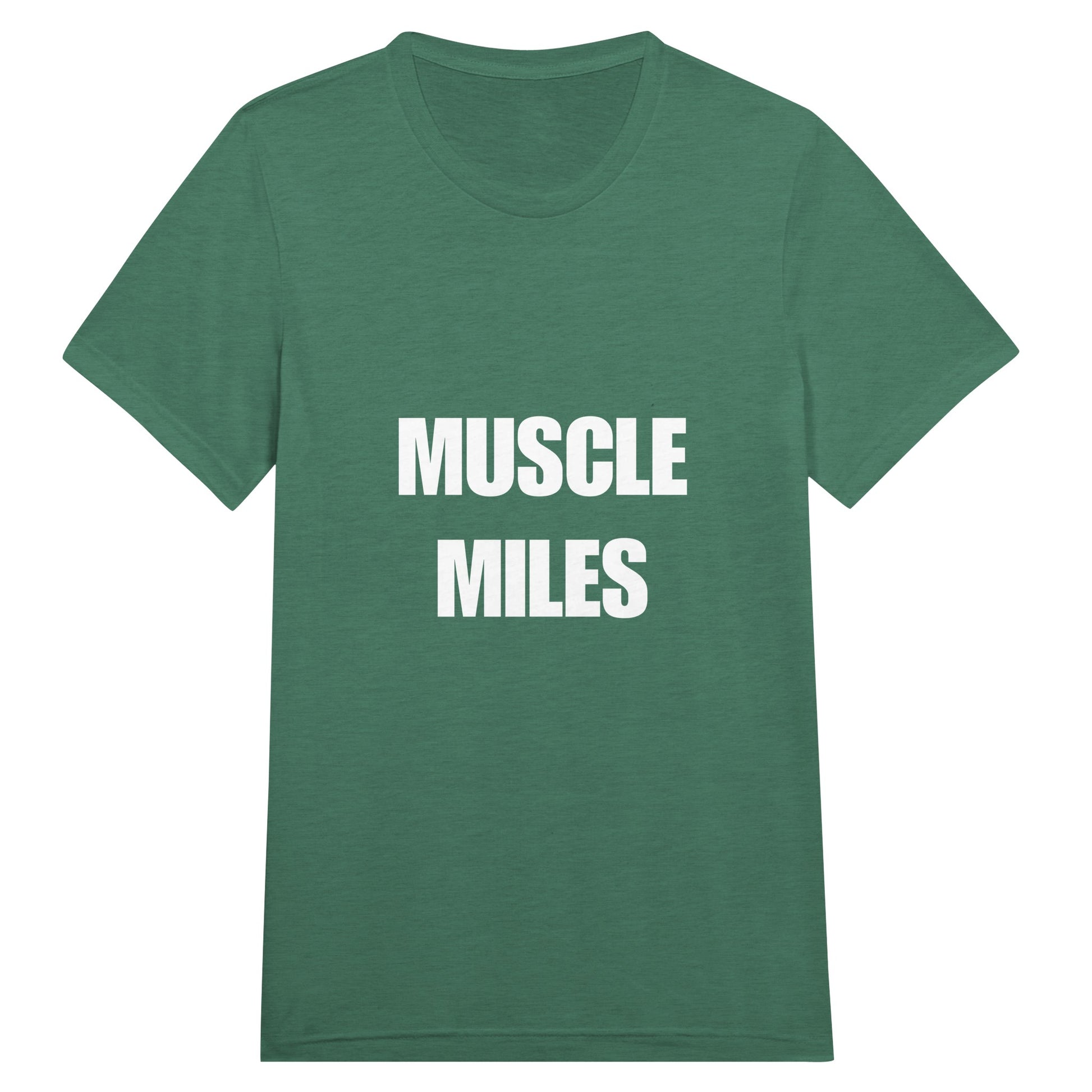 Muscle Miles tee on-model during workout