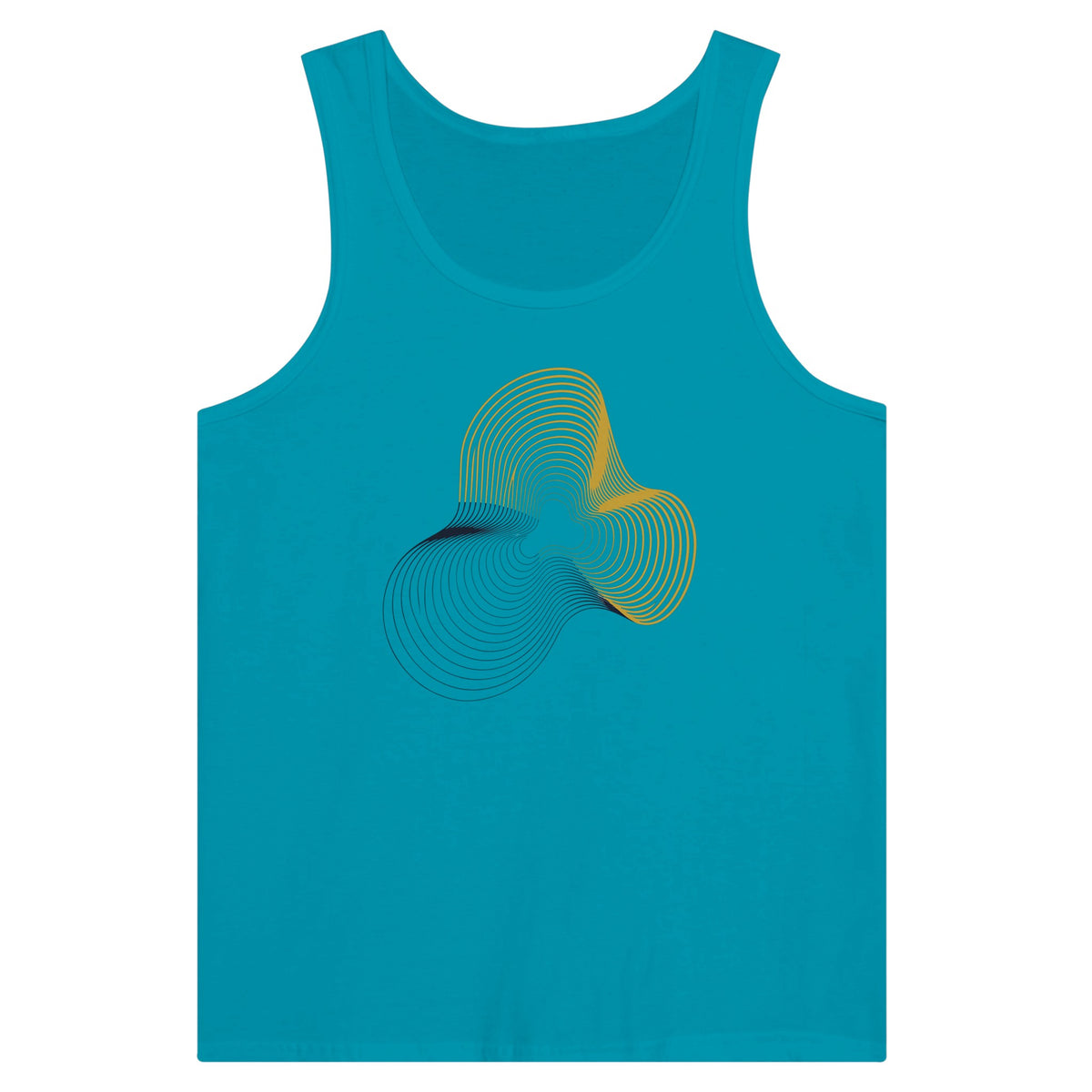 Carry-On Only. Excuses Left Behind. unisex workout tank — flat lay