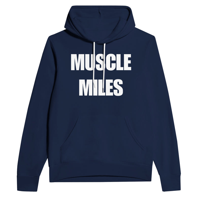 Muscle Miles unisex hoodie in Navy