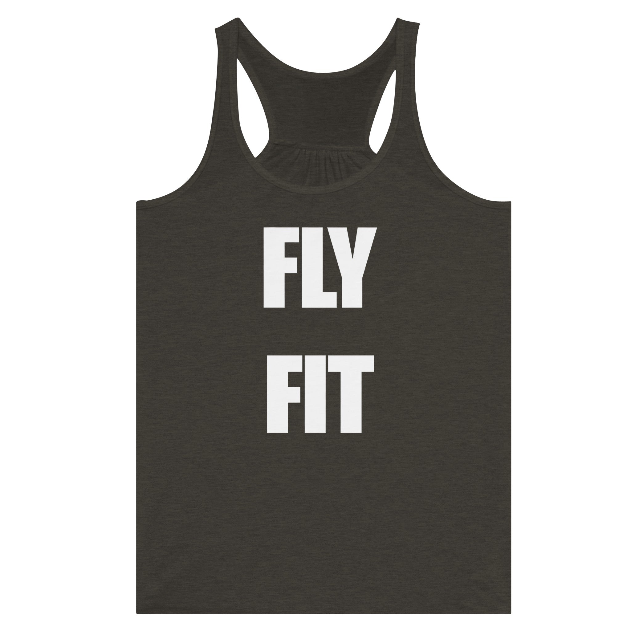 Fly Fit flowy racerback tank, Dumbbells & Hotels road warrior apparel