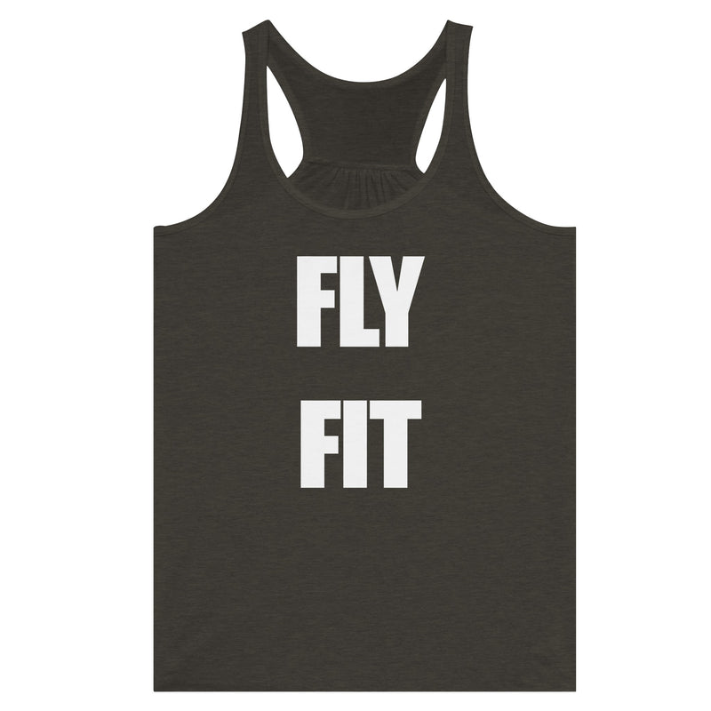Fly Fit flowy racerback tank, Dumbbells & Hotels road warrior apparel
