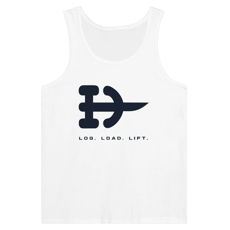 Log. Load. Lift. Tank | Dumbbells & Hotels - Log. Load. Lift. design, tank product photo