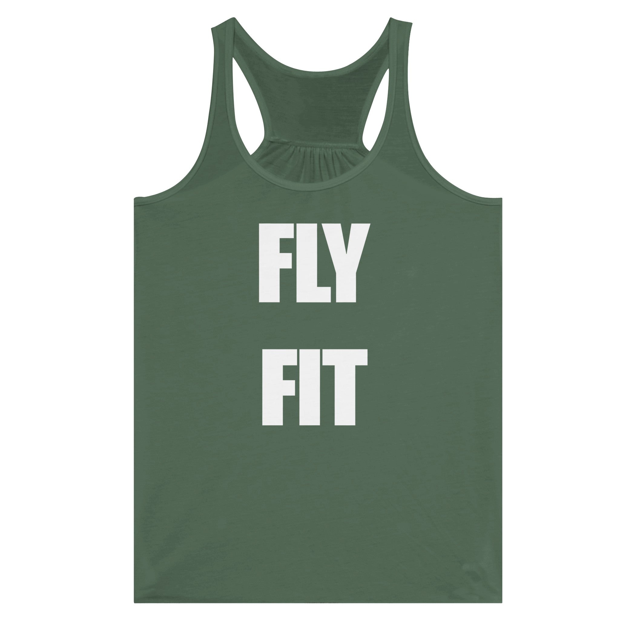 Fly Fit flowy racerback tank, Dumbbells & Hotels road warrior apparel