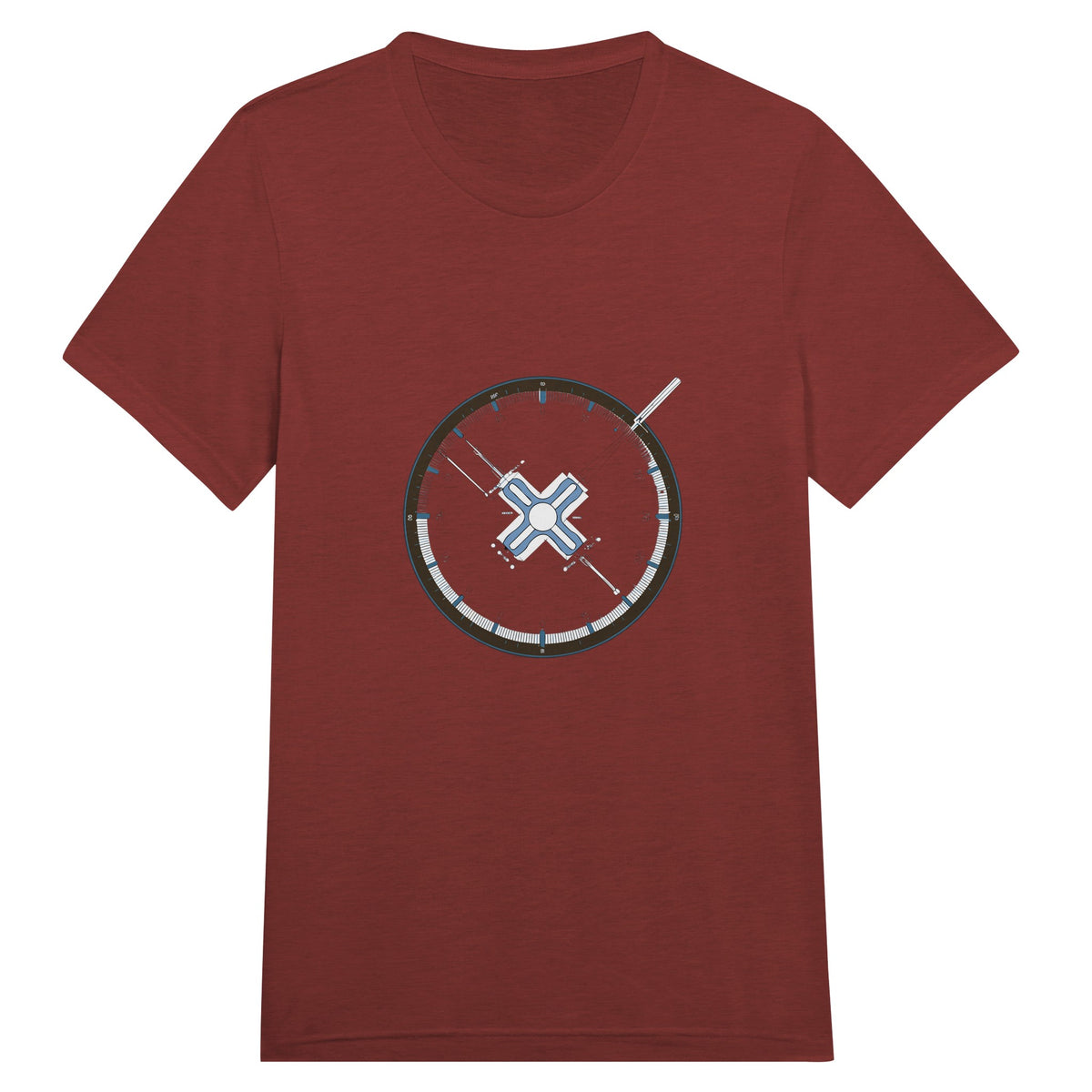 Flight-Tested Standard Tee | Dumbbells & Hotels - Flight-Tested Standard design, tee product photo