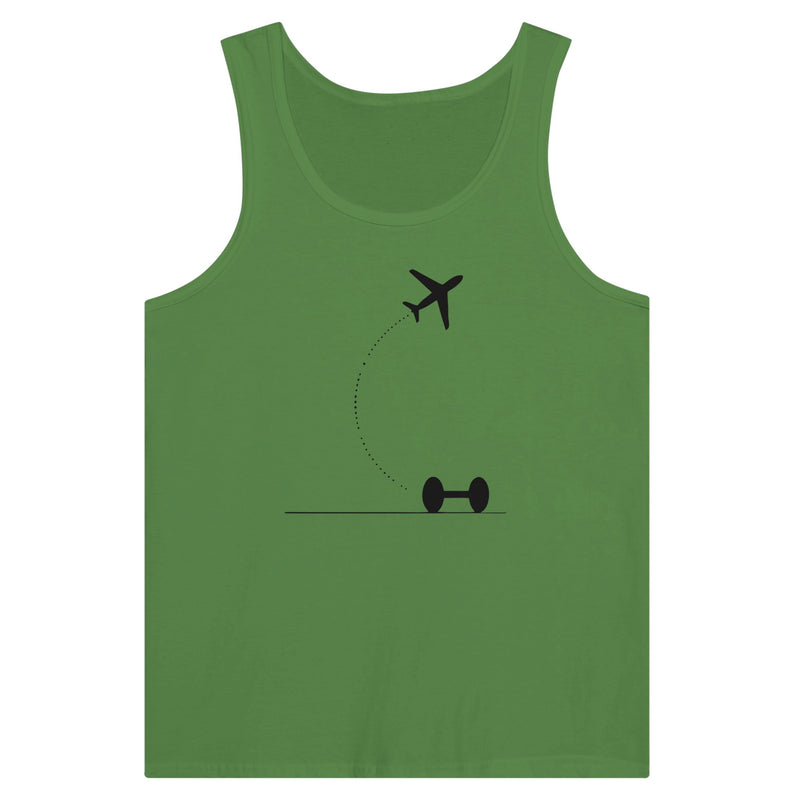 Leaf Hotel Key, Fitness Key travel tank, flight-path dumbbell design