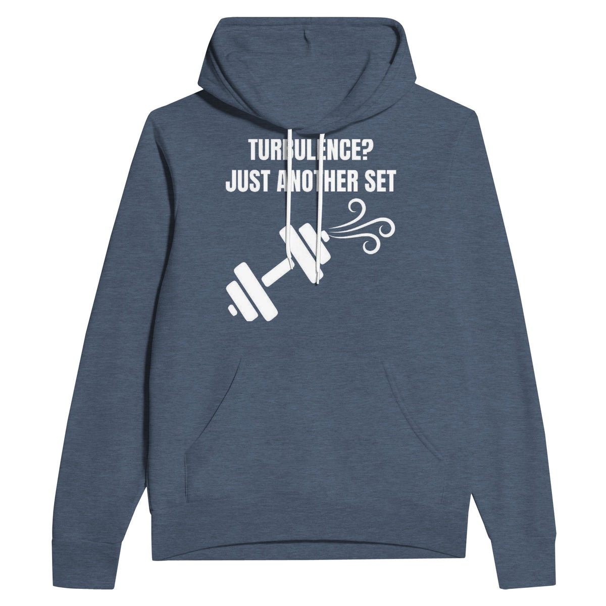 Turbulence Just Another Set travel workout hoodie by Dumbbells & Hotels — view 4