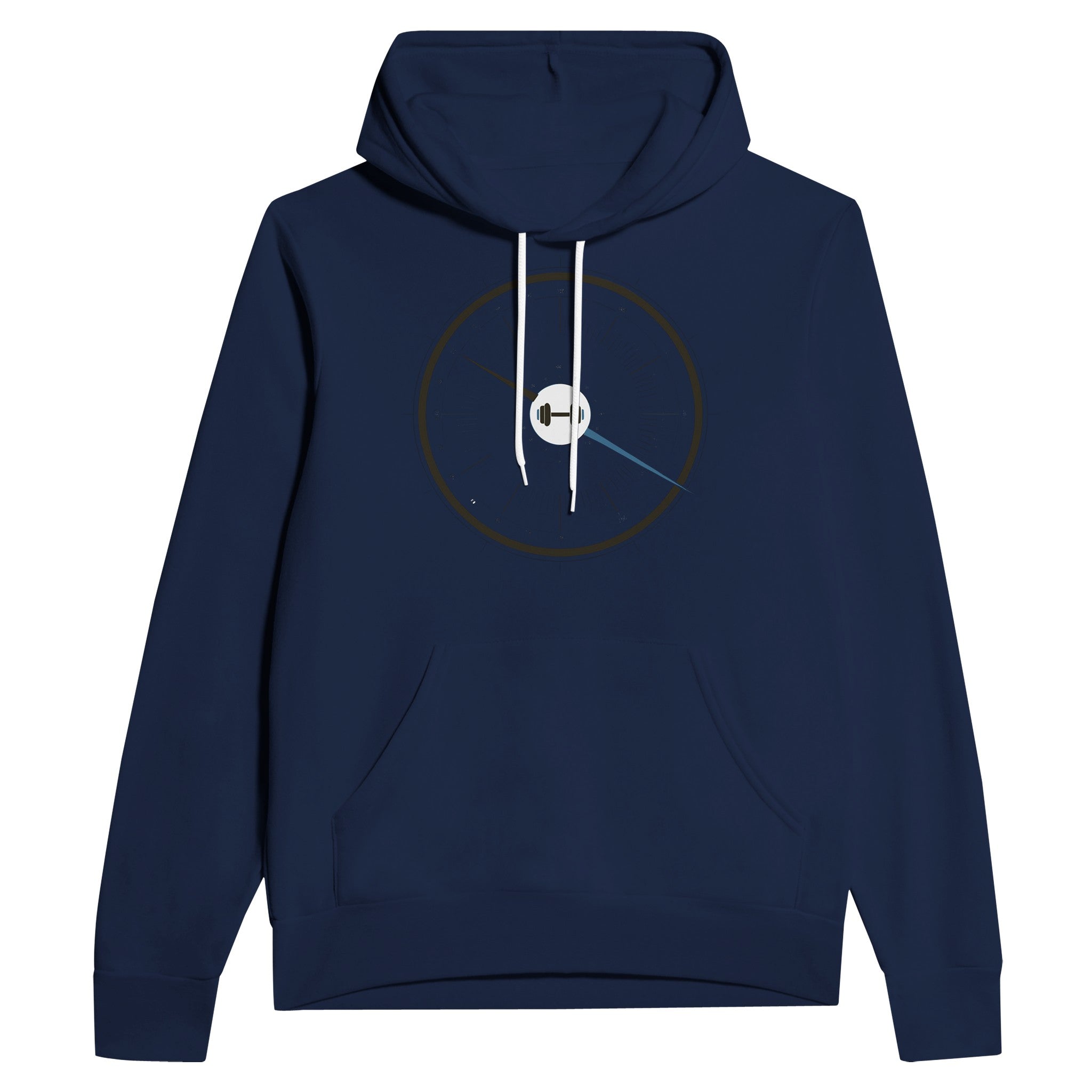 Bedside Manner Barbell Manner hoodie colorway detail, wrinkle-resistant travel fabric