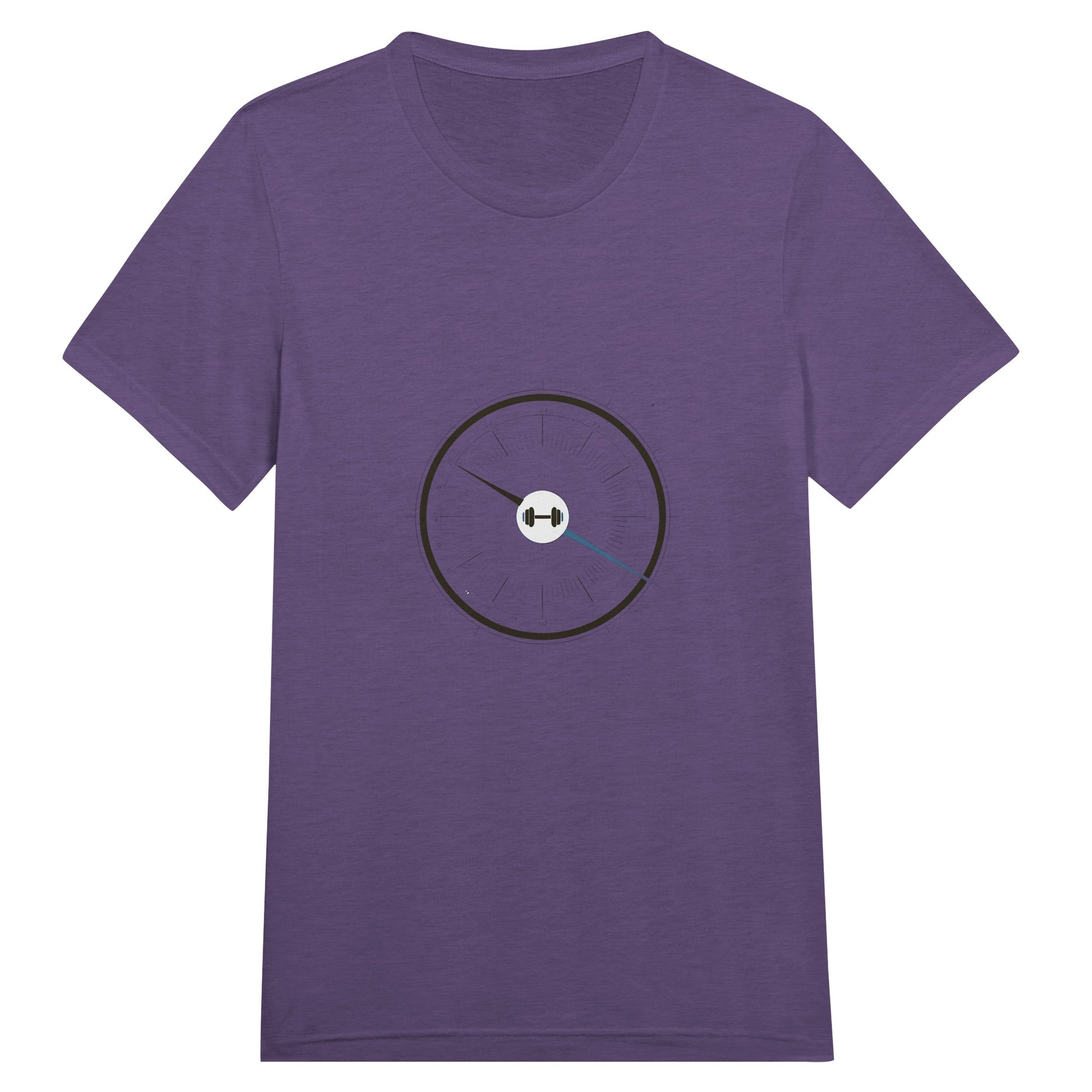 Bedside Manner Barbell Manner tee colorway detail, wrinkle-resistant travel fabric