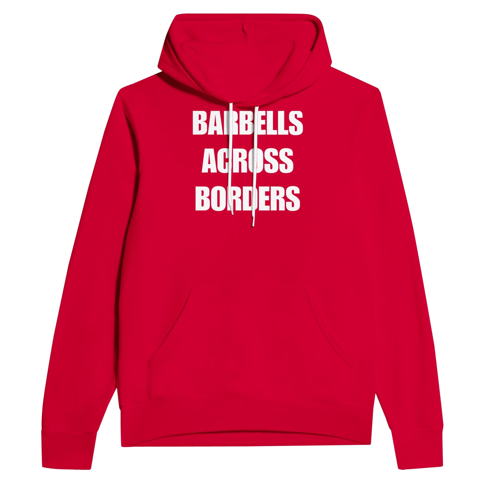 Barbells Across Borders travel hoodie — wrinkle-resistant gear that packs flat for the carry-on | Dumbbells & Hotels