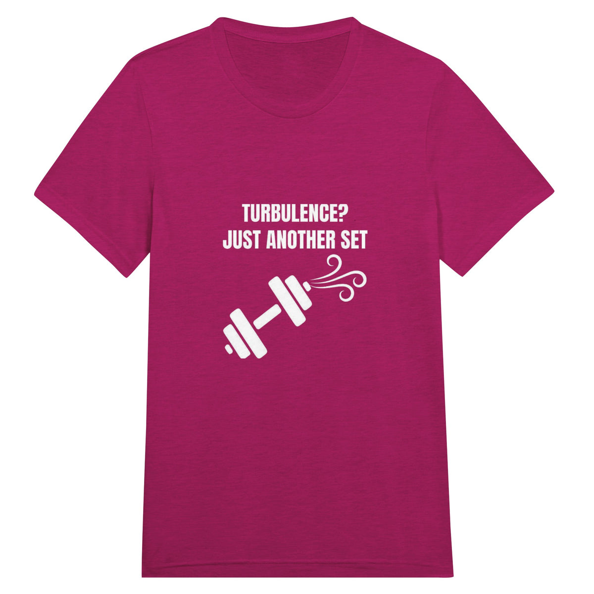 Turbulence Just Another Set travel gym t-shirt by Dumbbells & Hotels — view 15