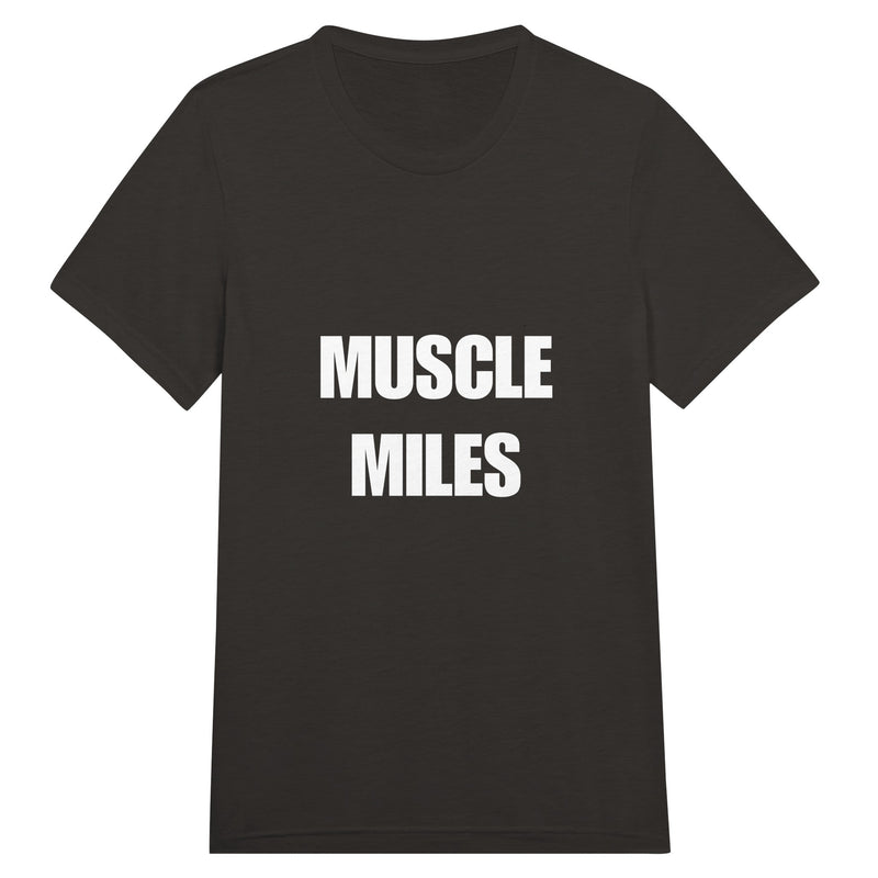 Muscle Miles tee print detail