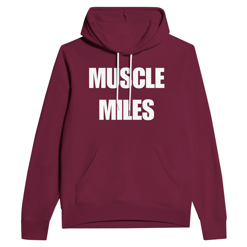 Muscle Miles unisex hoodie in Maroon