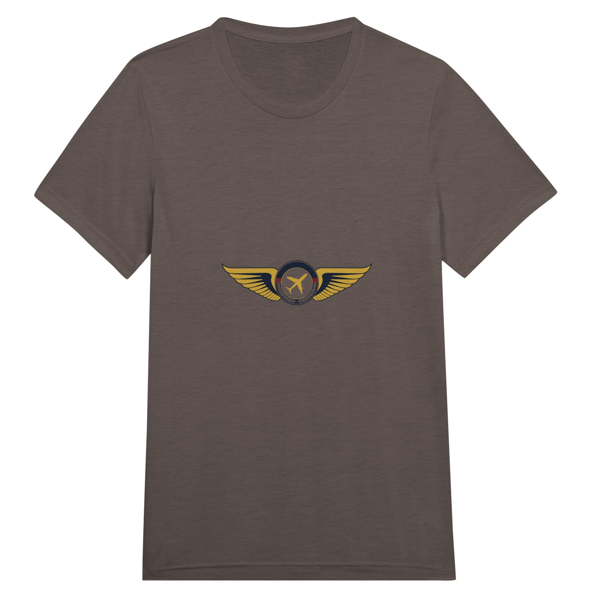 Aviator Wings flight-tested travel tee, detail view 9 — Dumbbells & Hotels