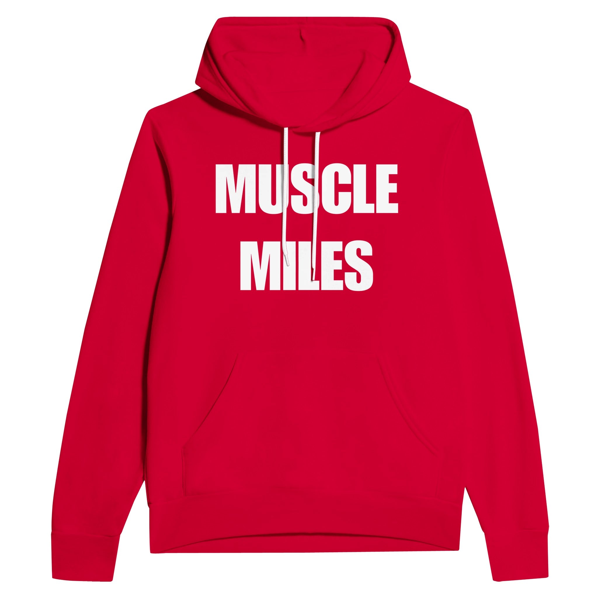 Muscle Miles unisex hoodie in Red