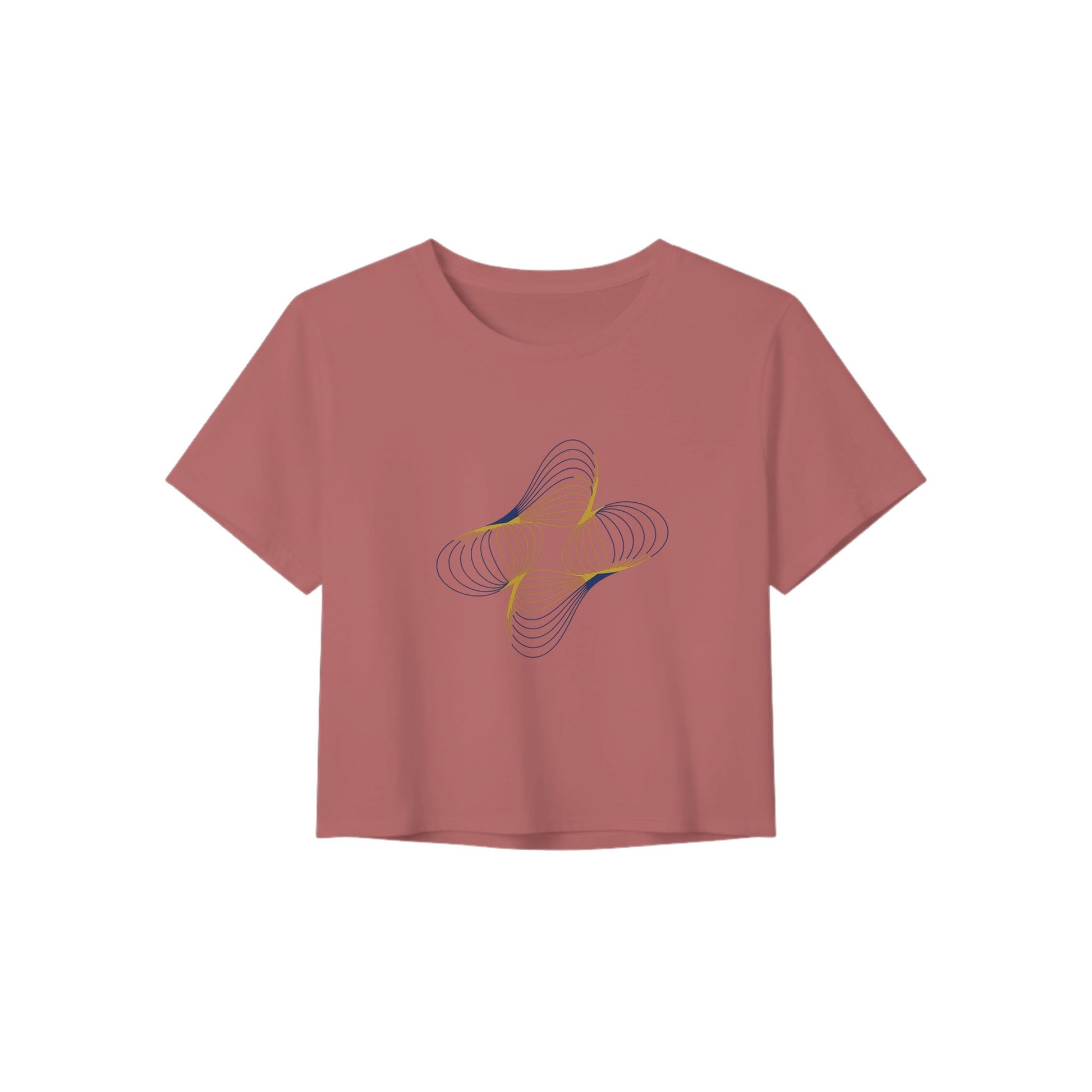 Between Meetings, Between Sets. women's crop top in Mauve