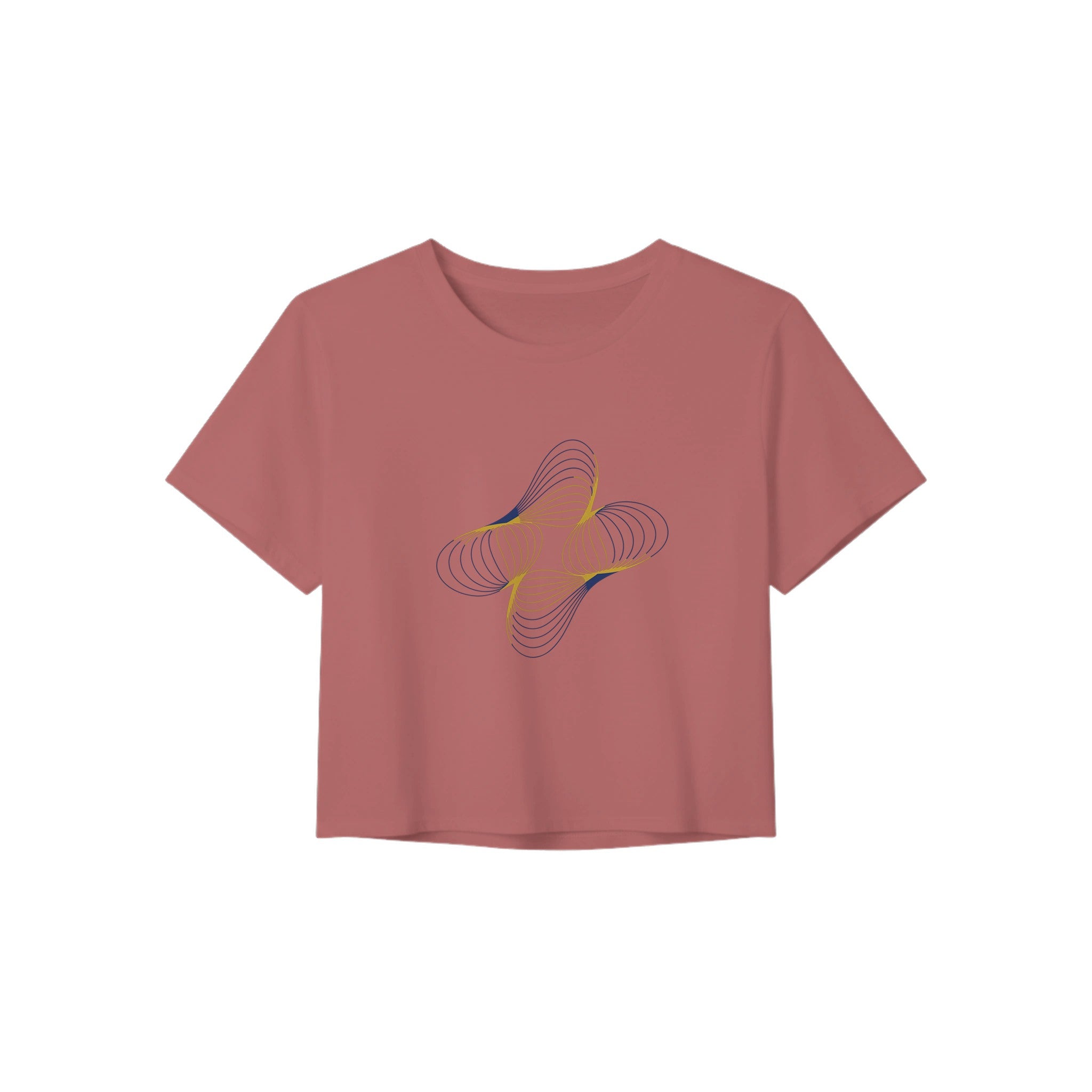 Between Meetings, Between Sets. women's crop top in Mauve