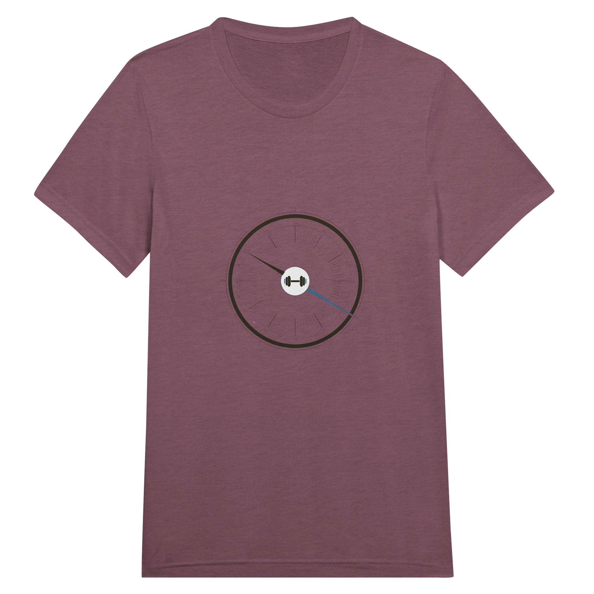 Model in the Bedside Manner Barbell Manner tee training between shifts