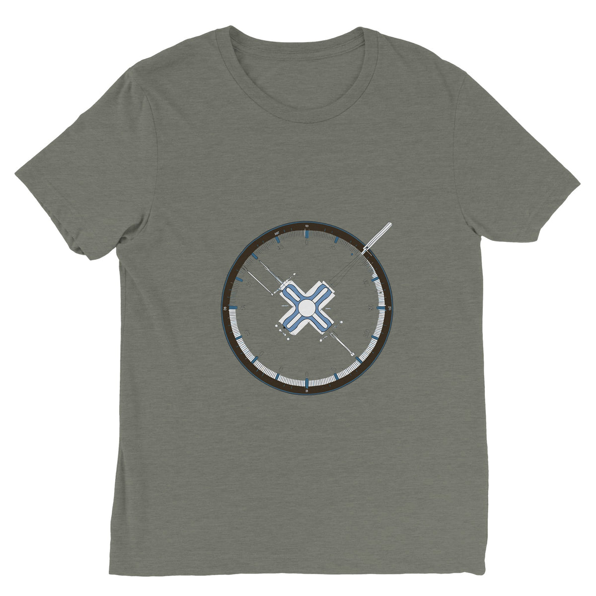Flight-Tested Standard Tee | Dumbbells & Hotels - Flight-Tested Standard design, tee product photo