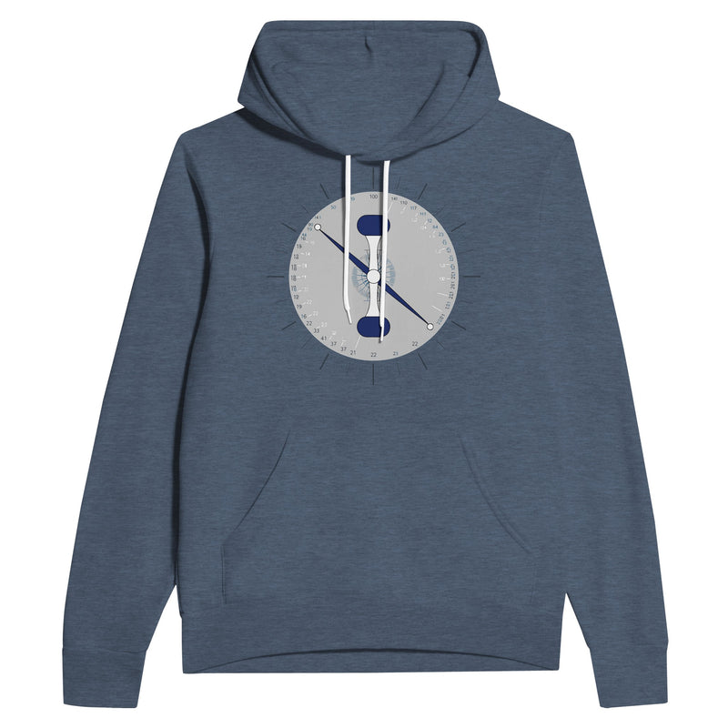 Taxi. Takeoff. Train. Hoodie | Dumbbells & Hotels - Taxi. Takeoff. Train. design, hoodie product photo
