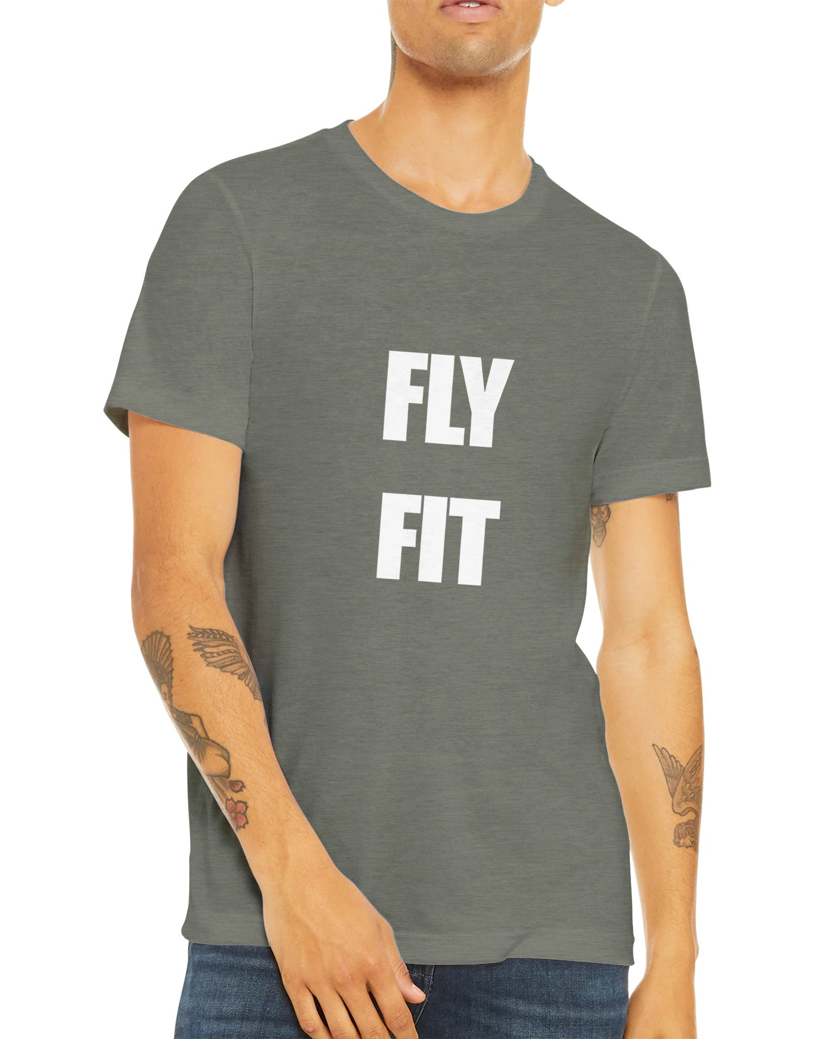 Fly Fit triblend crew tee in additional colorway — travel fitness tee, view 18