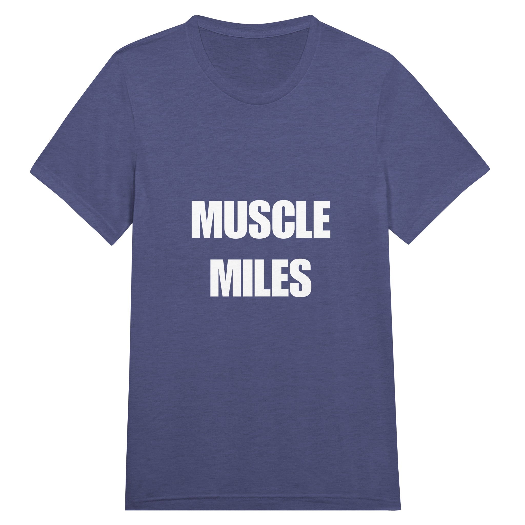 Muscle Miles tee flat lay