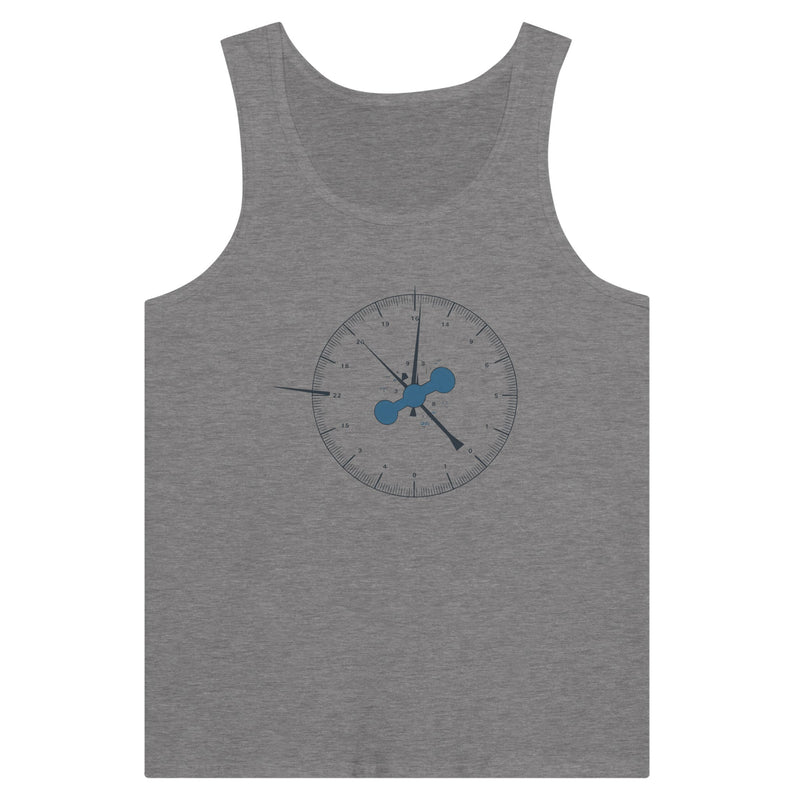Clock In. Check In. Show Up. Tank | Dumbbells & Hotels - Clock In. Check In. Show Up. design, tank product photo