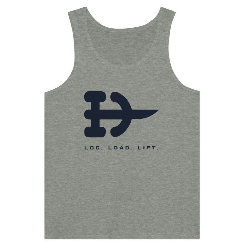Log. Load. Lift. Tank | Dumbbells & Hotels - Log. Load. Lift. design, tank product photo