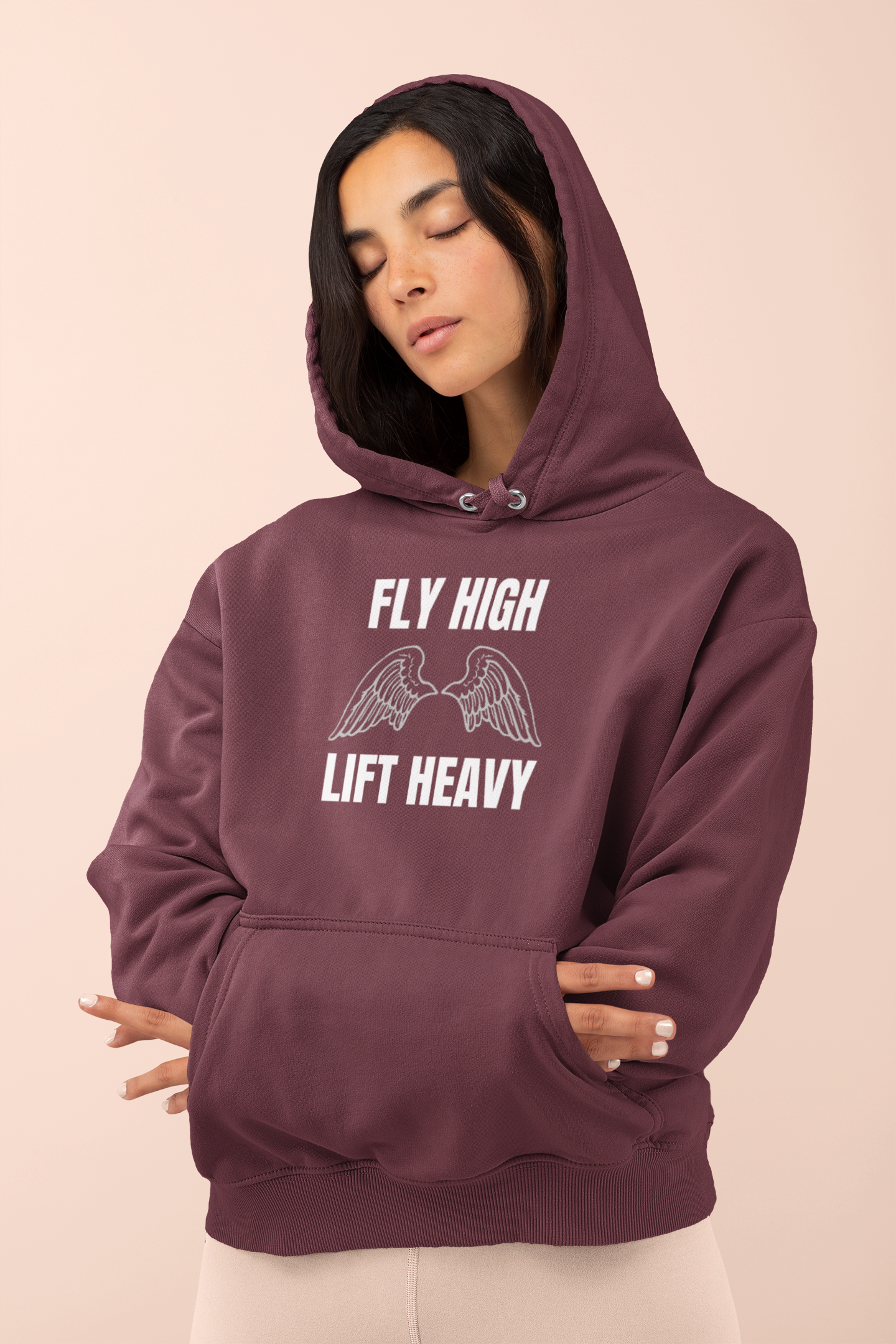 Black Fly High Lift Heavy travel workout hoodie — unisex heavyweight blend for the hotel gym