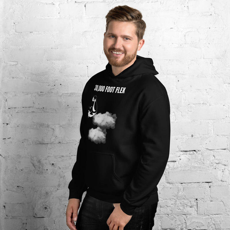 30,000 Foot Flex travel gym hoodie road warrior
