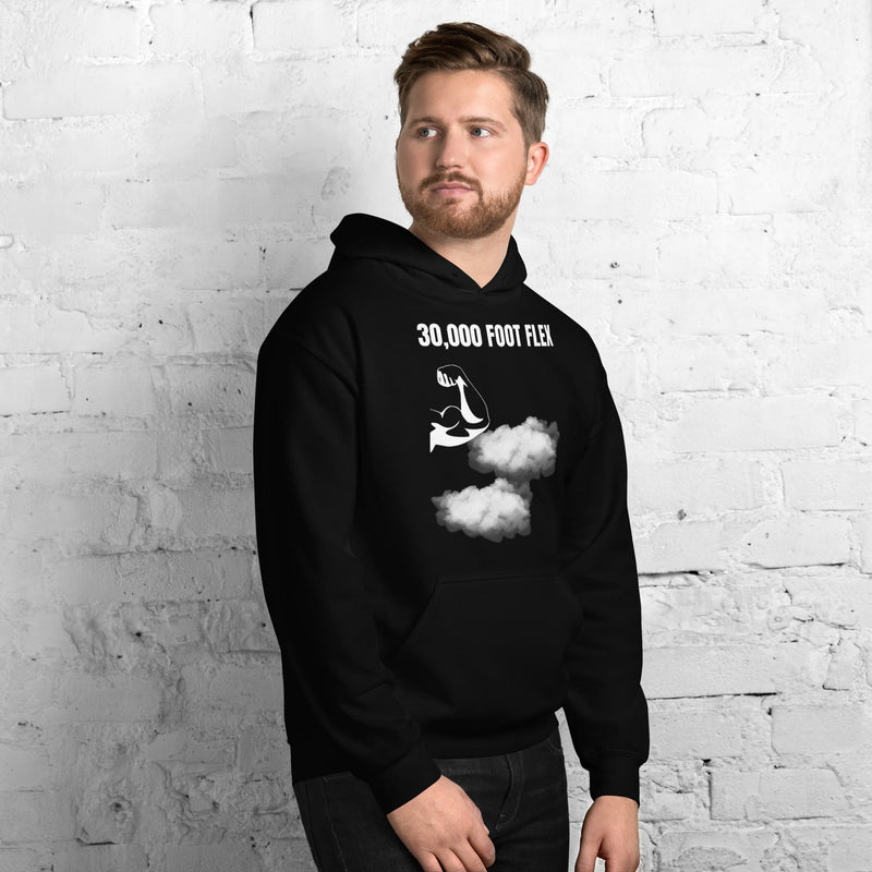 30,000 Foot Flex travel gym hoodie road warrior