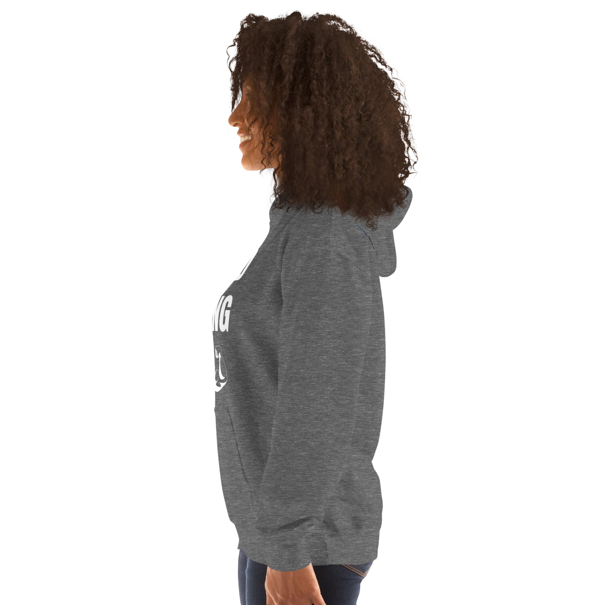 Nomad Strong Unisex Hoodie | Dumbbells & Hotels