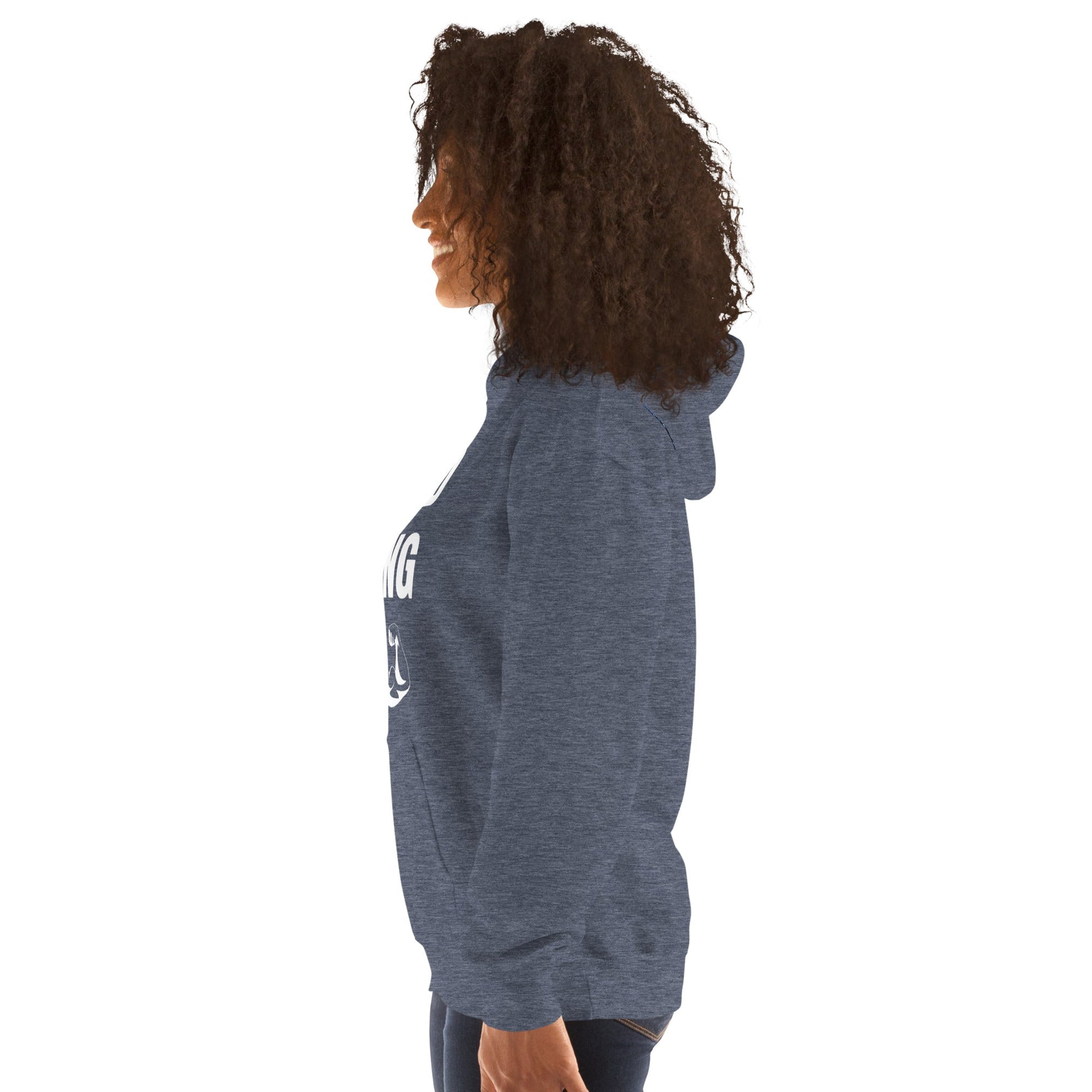 Nomad Strong Unisex Hoodie | Dumbbells & Hotels