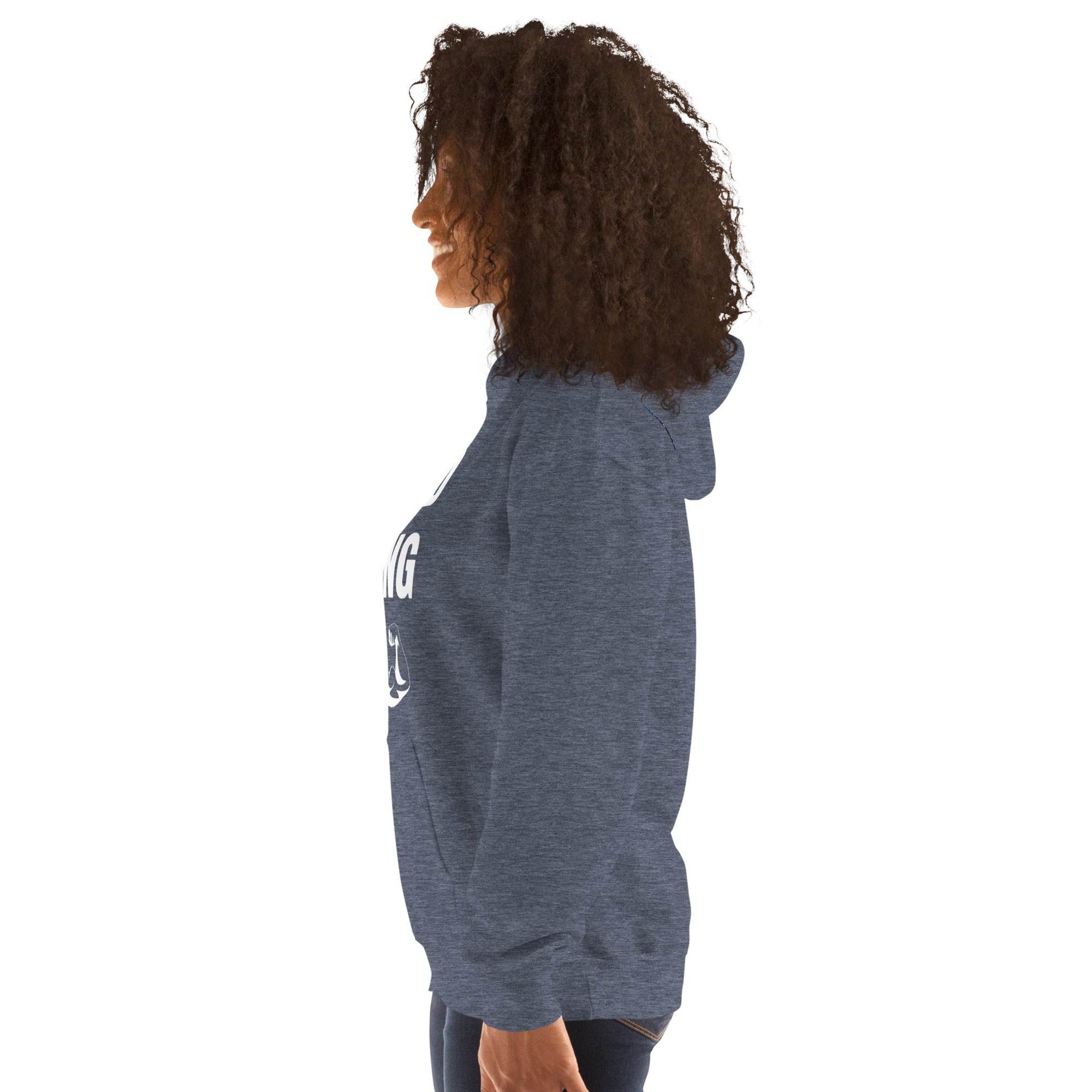 Nomad Strong Unisex Hoodie | Dumbbells & Hotels