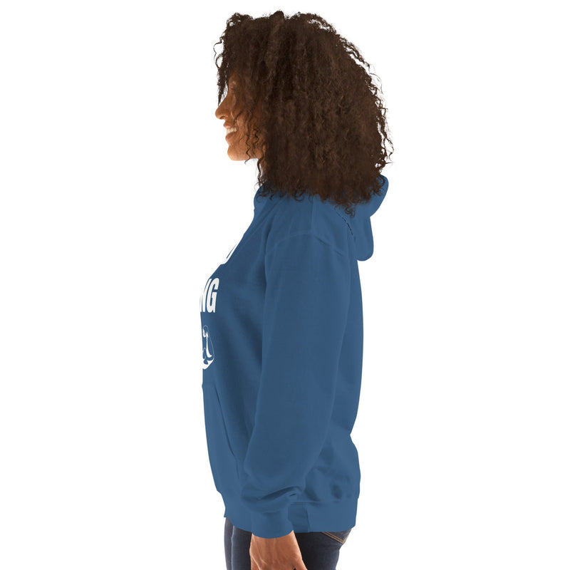 Nomad Strong Unisex Hoodie | Dumbbells & Hotels