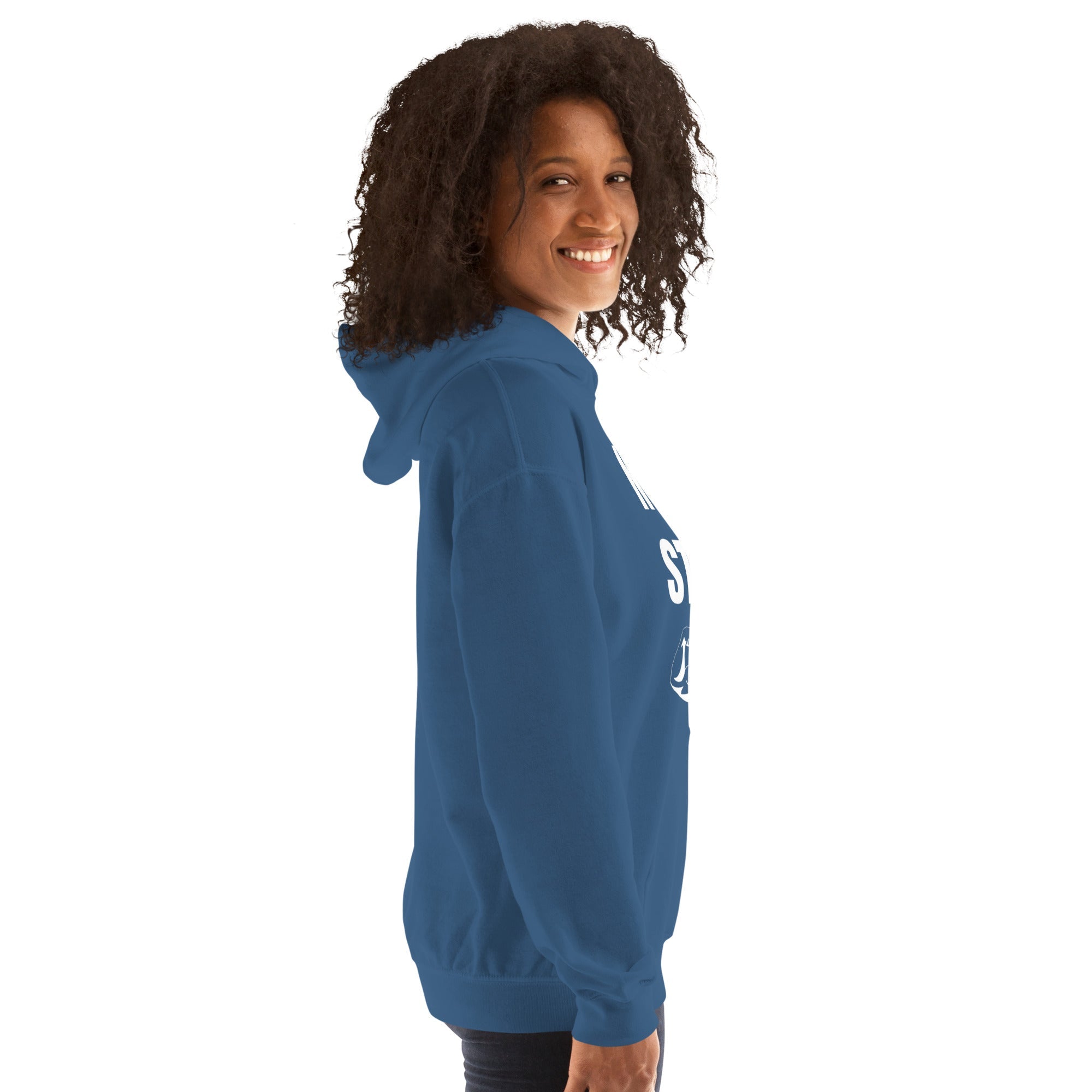 Nomad Strong Unisex Hoodie | Dumbbells & Hotels