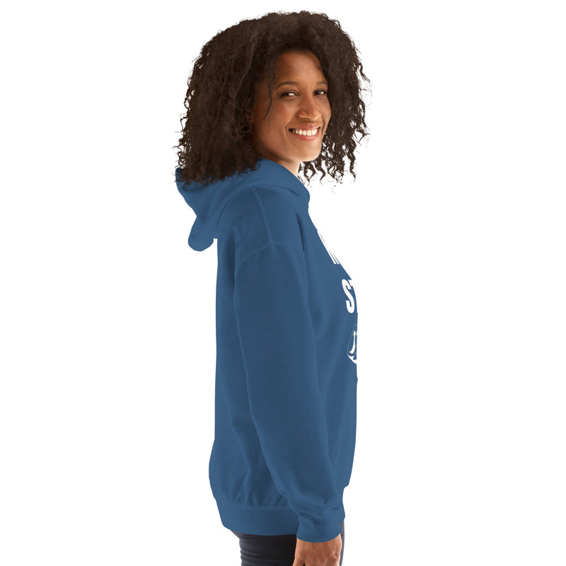 Nomad Strong Unisex Hoodie | Dumbbells & Hotels