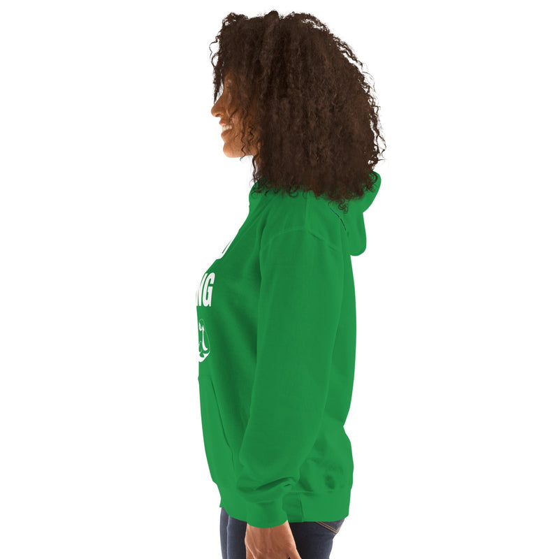Nomad Strong Unisex Hoodie | Dumbbells & Hotels
