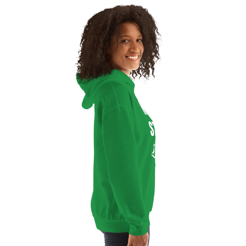 Nomad Strong Unisex Hoodie | Dumbbells & Hotels