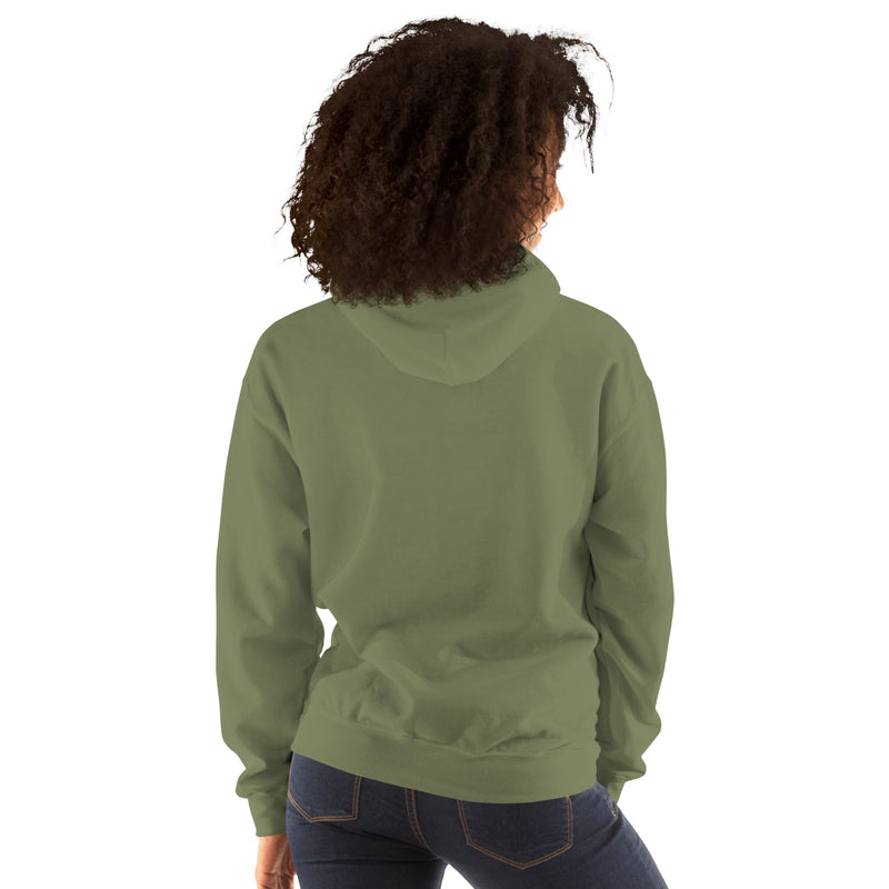 Nomad Strong Unisex Hoodie | Dumbbells & Hotels