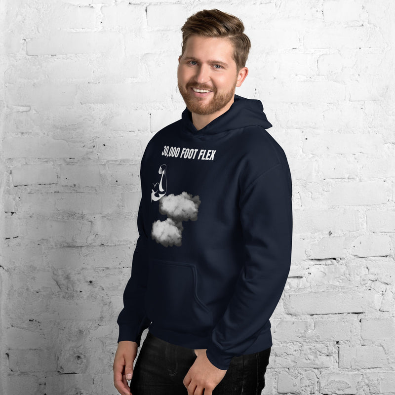 30,000 Foot Flex travel gym hoodie road warrior