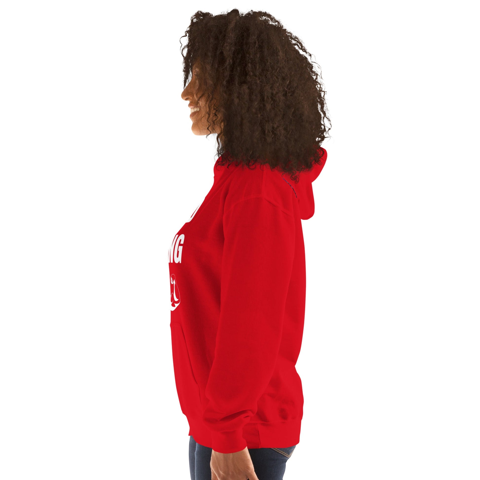 Nomad Strong Unisex Hoodie | Dumbbells & Hotels